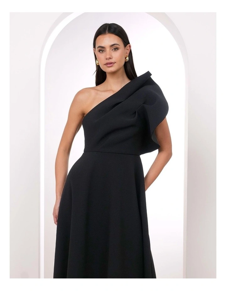 Macie One Shoulder Midi Dress image 4