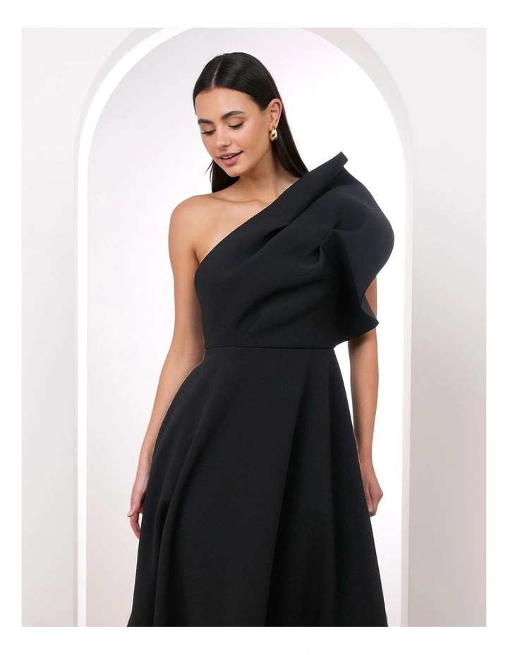 Macie One Shoulder Midi Dress image 5