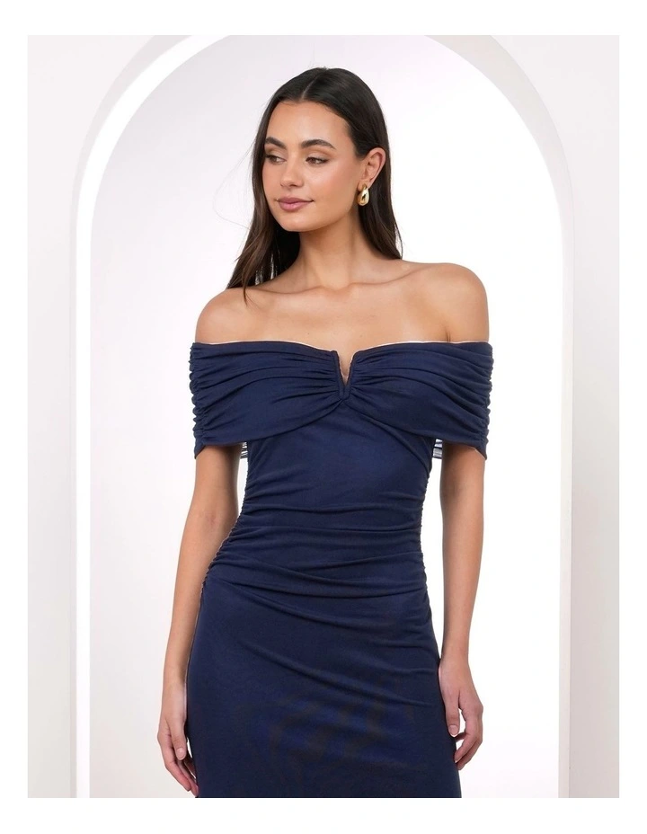 Xyla Off Shoulder Mesh Gown image 5