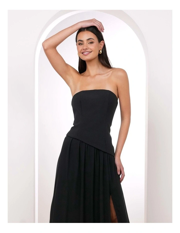 Meya Corset Scarf Maxi Dress image 5