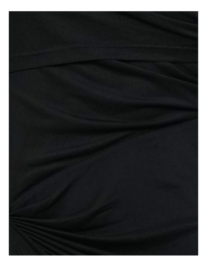 Uma Ruching Shoulder Gown image 6