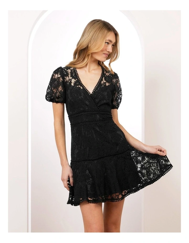 Reese Puff Sleeve Mini Dress image 4