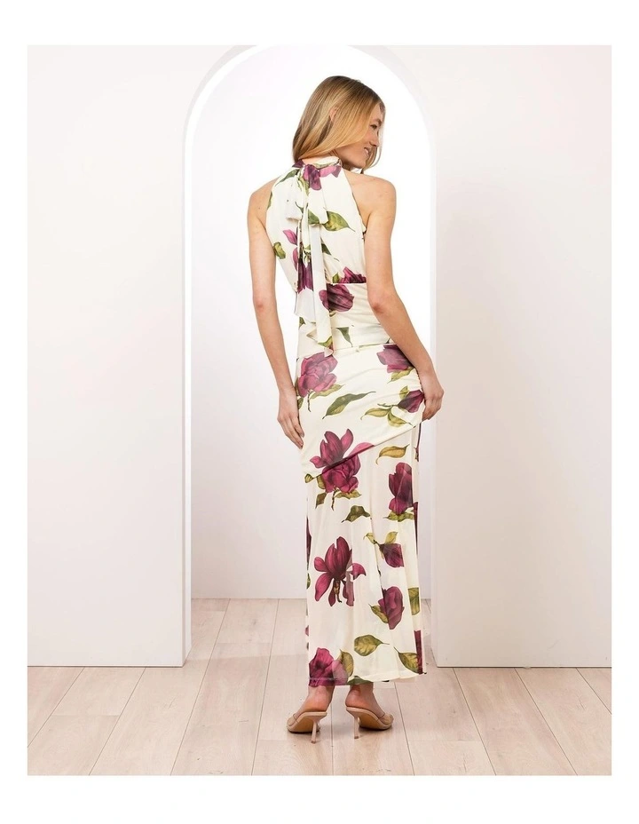 Florence Tie Neck Mesh Maxi image 2