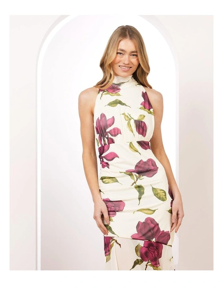Florence Tie Neck Mesh Maxi image 4