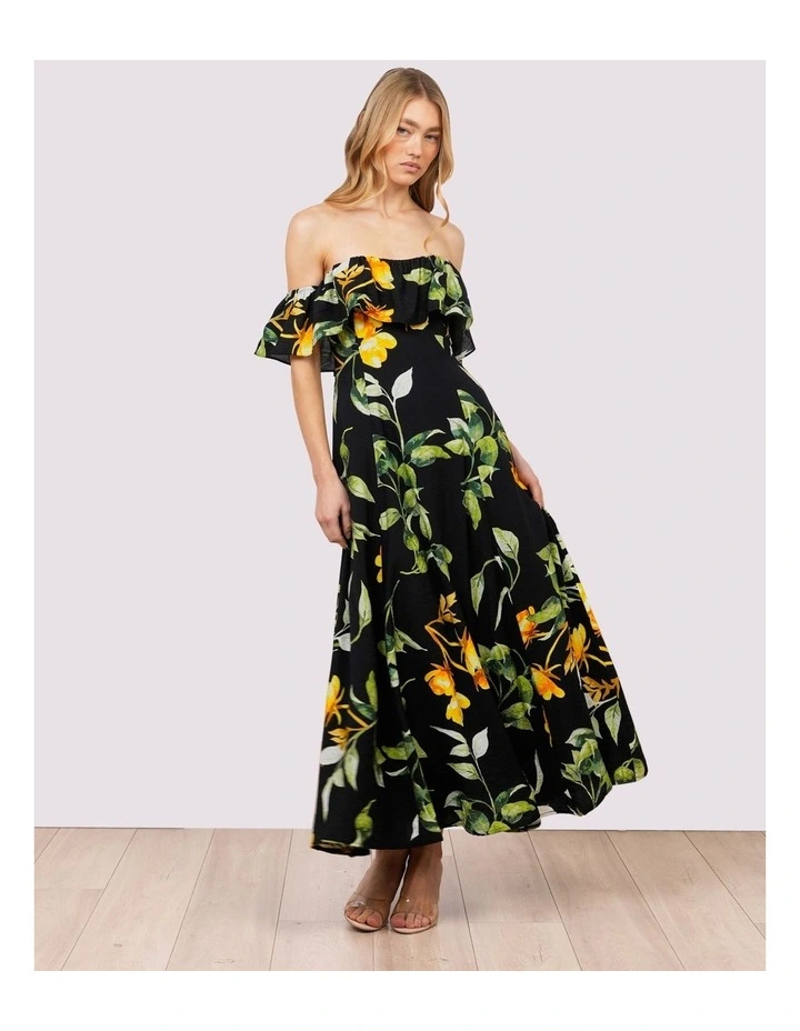 Hugo Off Shoulder Maxi Dress image 1