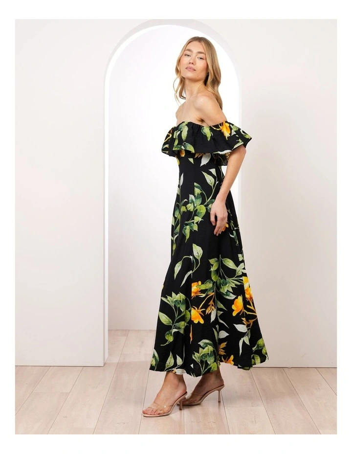 Hugo Off Shoulder Maxi Dress image 2