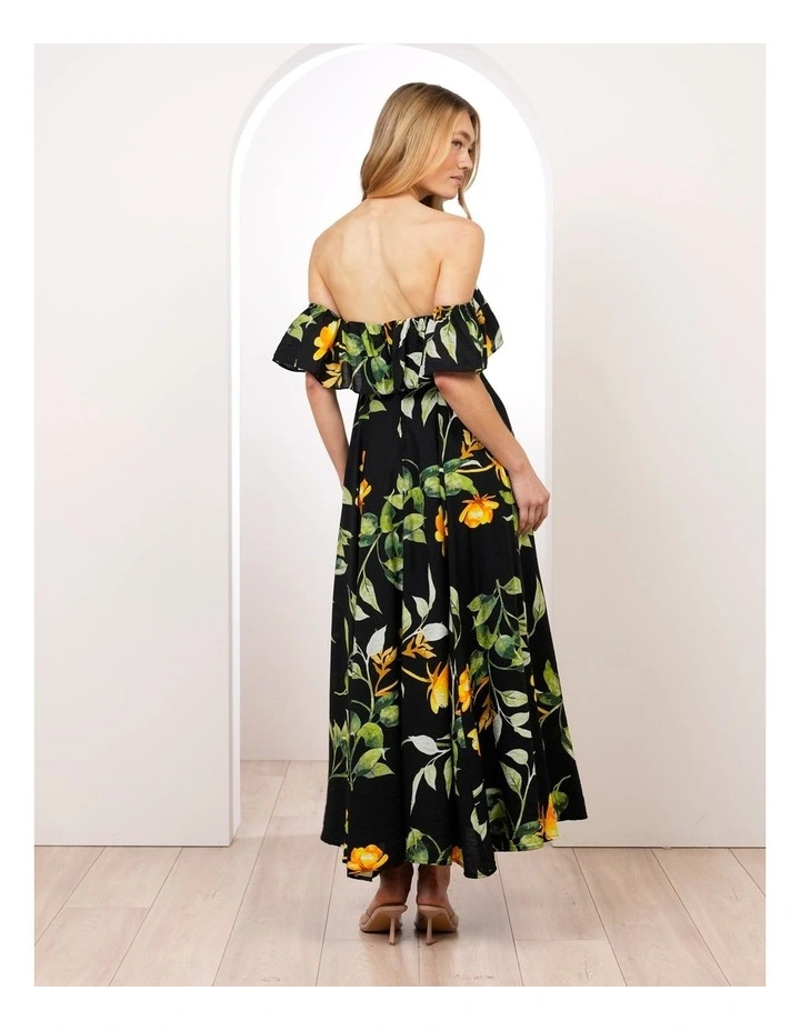 Hugo Off Shoulder Maxi Dress image 3
