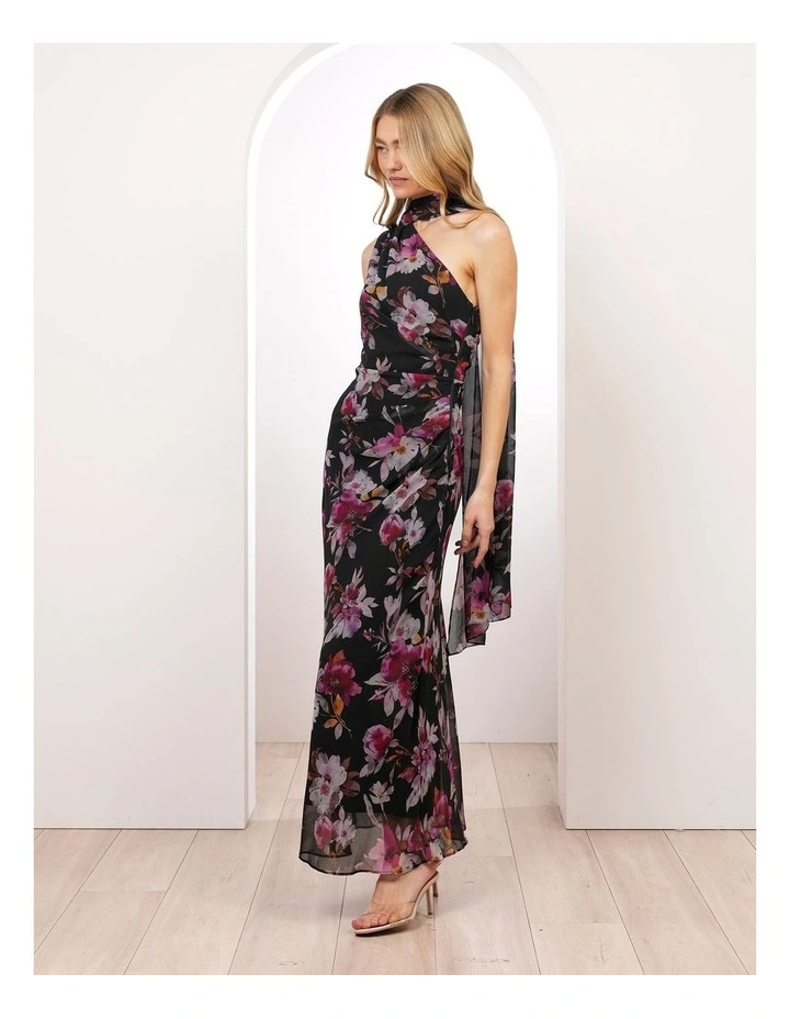 Stella One Shoulder Scarf Gown image 3