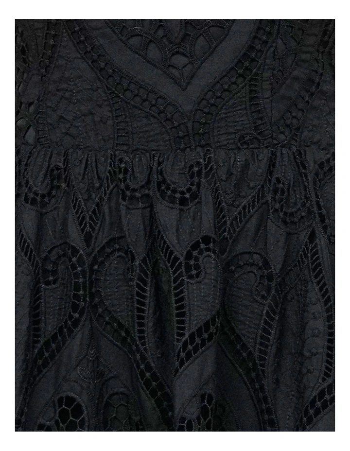 Tian Strapless Midi Dress image 6