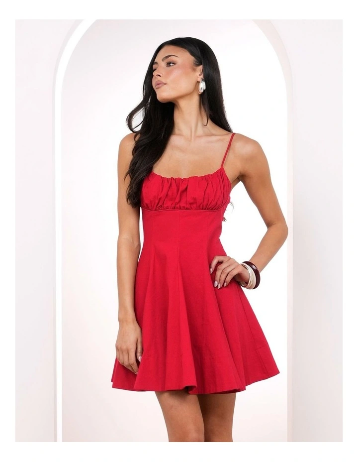 Evie Flared Mini Dress image 4