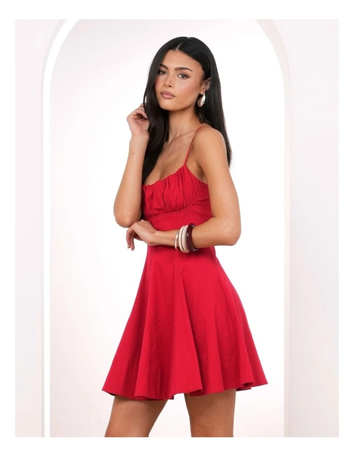 Evie Flared Mini Dress image 5