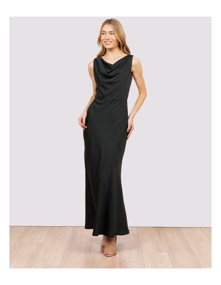 Urvil Cowl Neck Midi Dress image 1