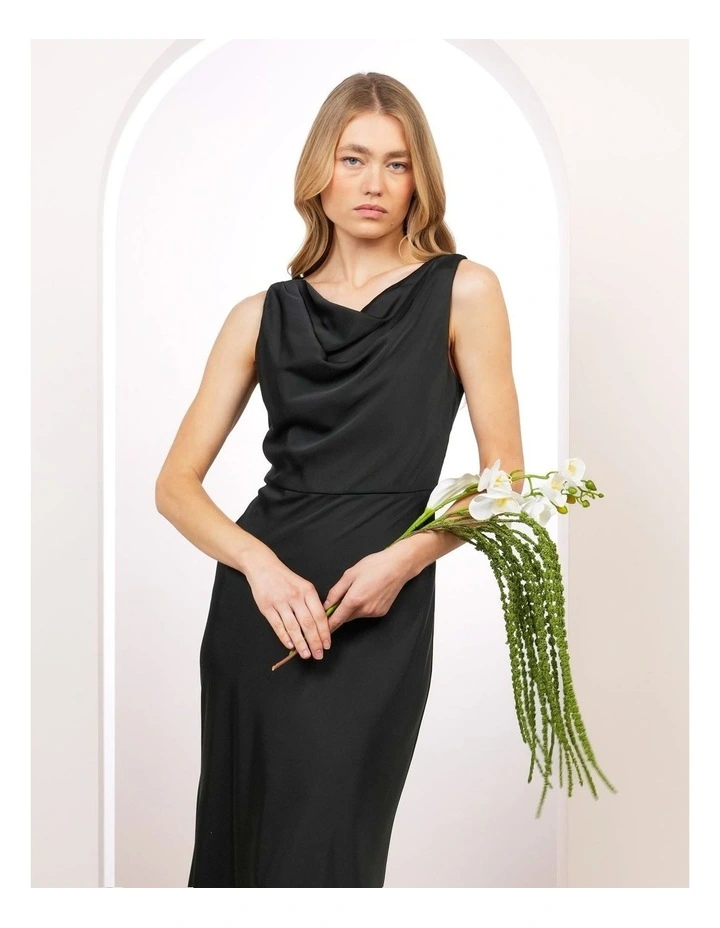 Urvil Cowl Neck Midi Dress image 4