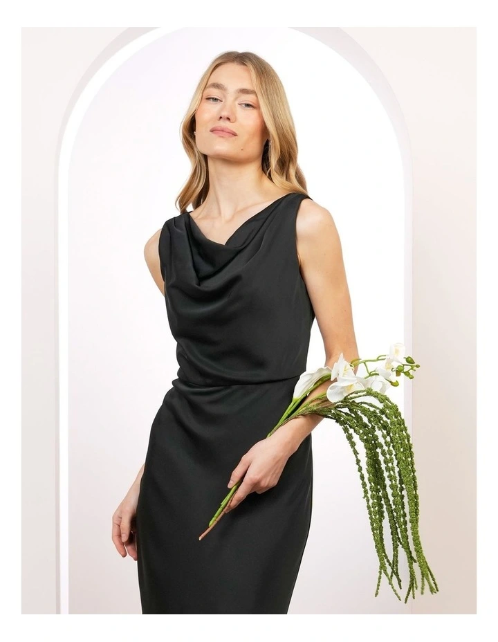 Urvil Cowl Neck Midi Dress image 5