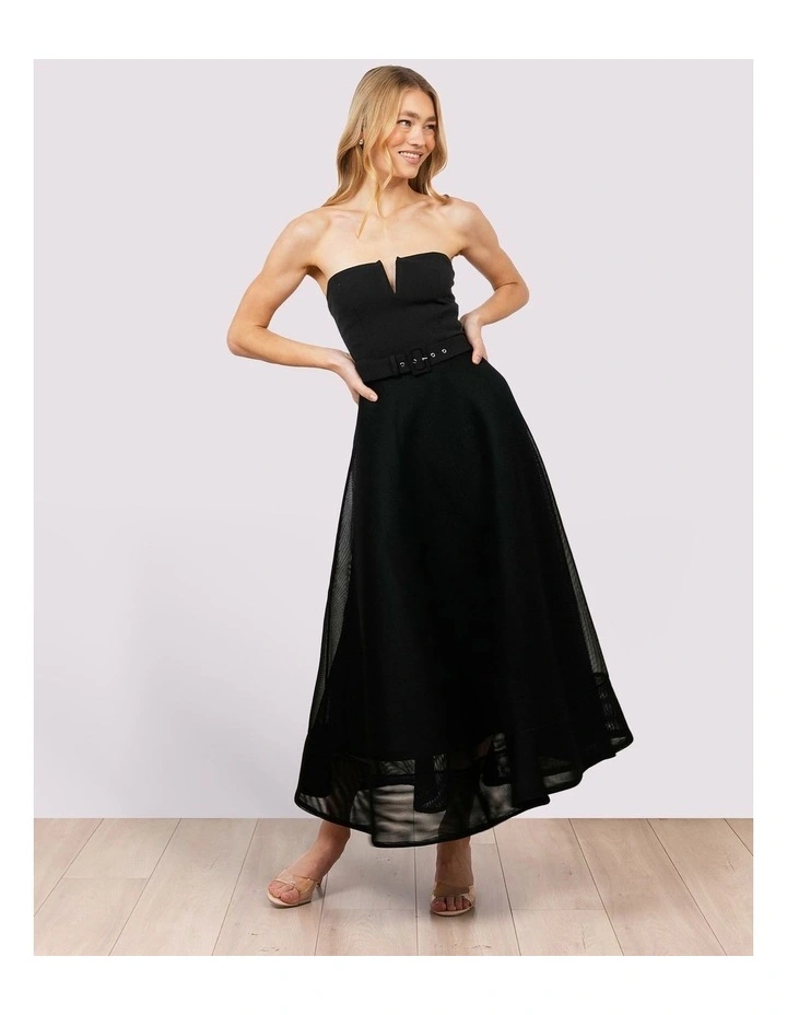 Oksana Strapless Midi Dress image 1