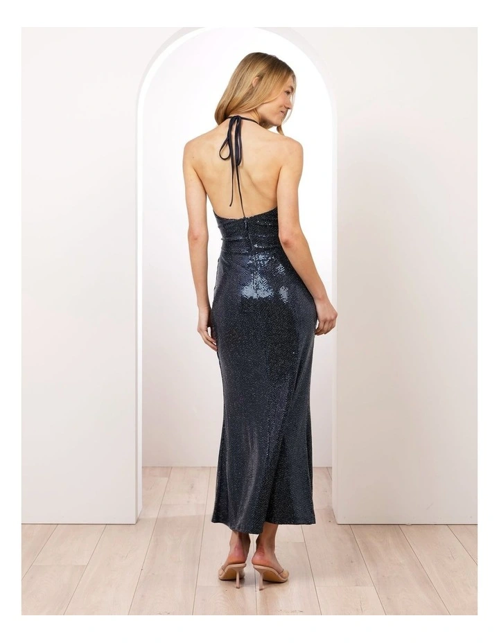 Vivian High Neck Sequin Gown image 2