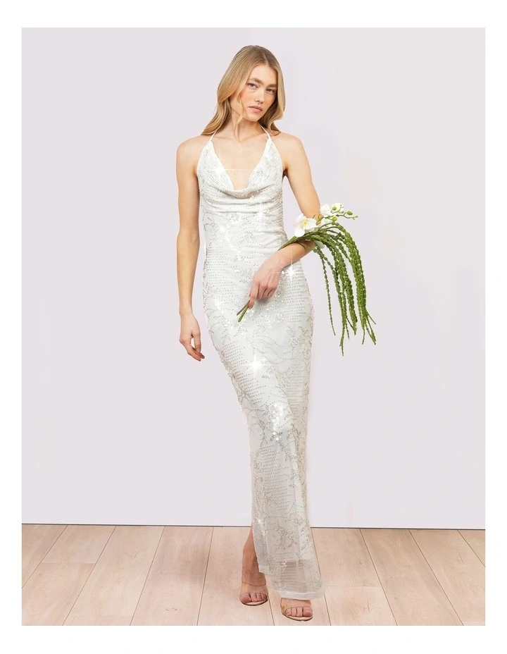 Emma Cowl Neck Maxi Dress image 1