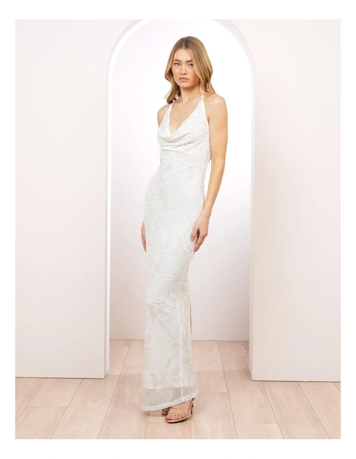 Emma Cowl Neck Maxi Dress image 3