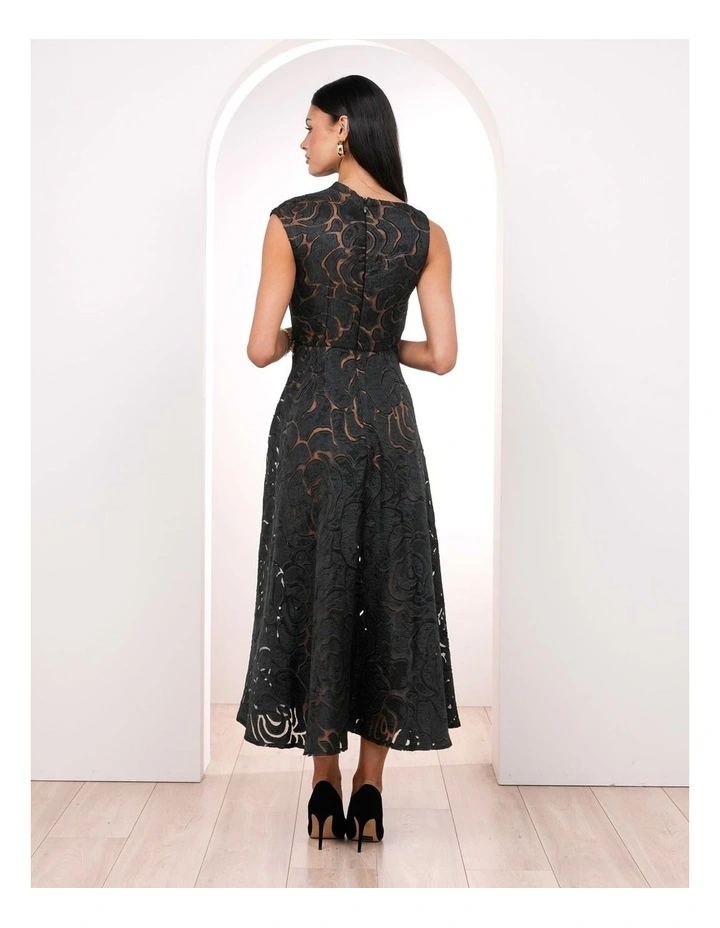 Wyetta High Neck Midi Dress image 2
