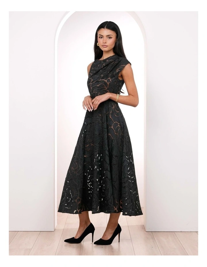 Wyetta High Neck Midi Dress image 3