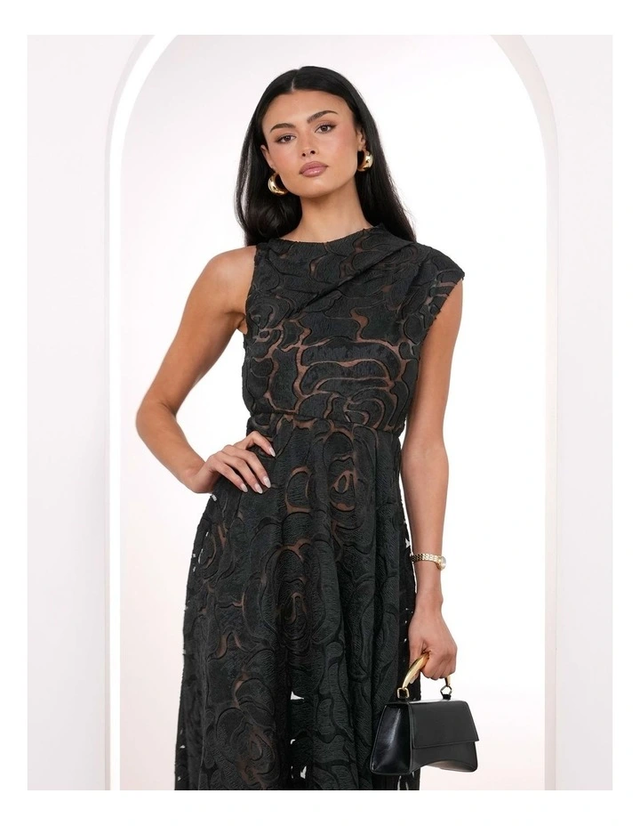 Wyetta High Neck Midi Dress image 5