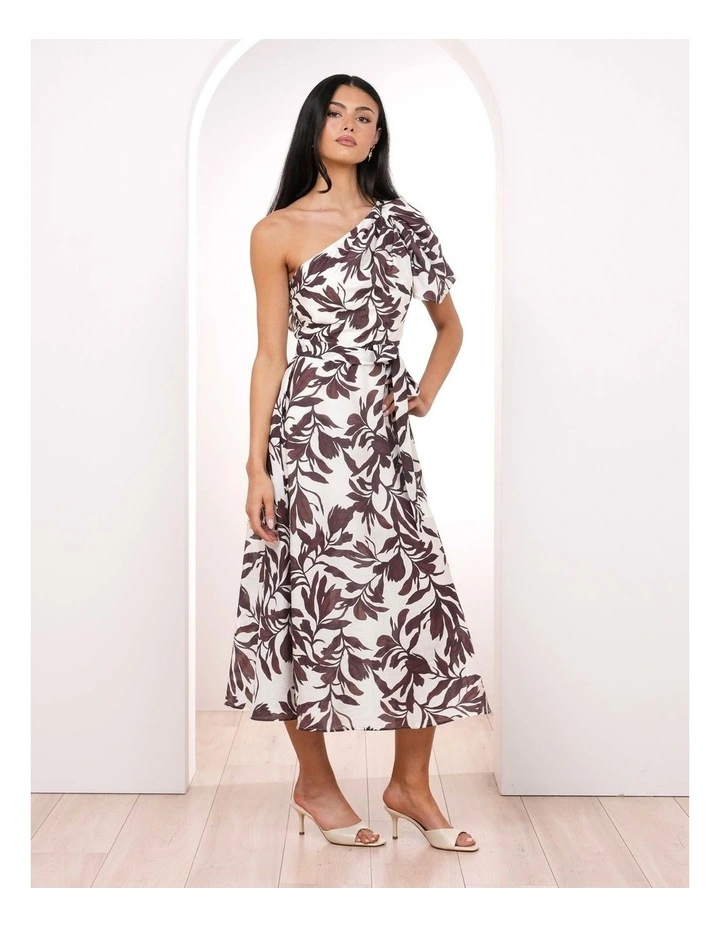 Caden One Shoulder Midi Dress image 3