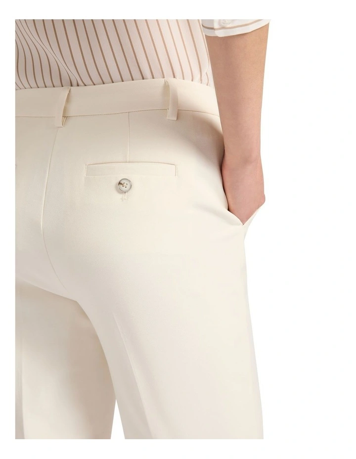 Austen Wide Leg Pant in Off White image 3