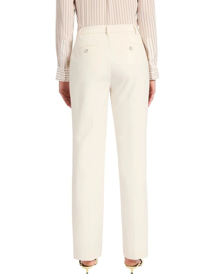 Austen Wide Leg Pant in Off White image 4
