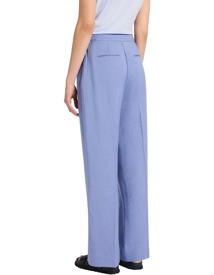 Marie Wide Leg Pant in Denim Blue image 4