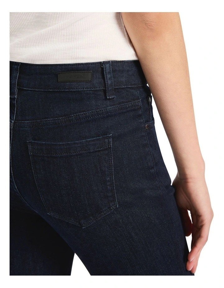 Emilie Cropped Flare Jean in Lucinda Blue image 3