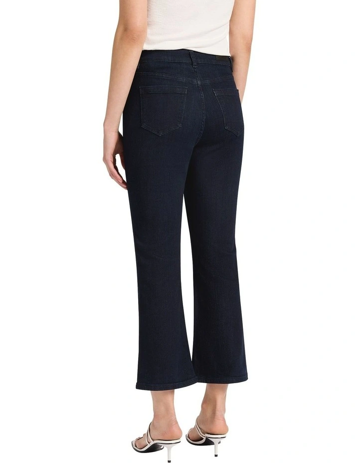 Emilie Cropped Flare Jean in Lucinda Blue image 4