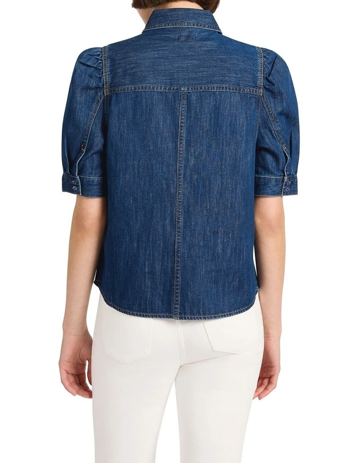 Bennet Denim Shirt in Elle Blue image 4