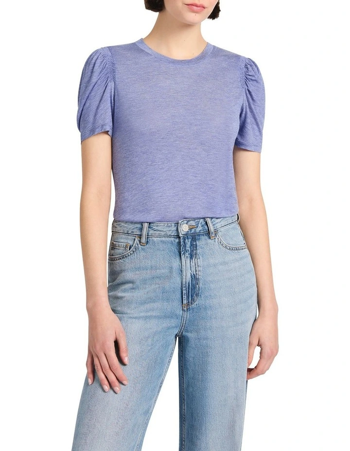 Cadillac Sparkle Tee in Denim Blue image 2