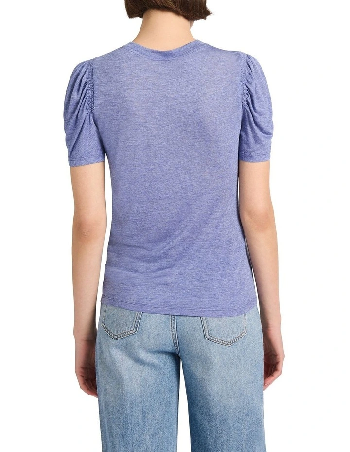 Cadillac Sparkle Tee in Denim Blue image 4
