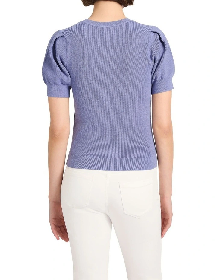Kent Rib Knit in Denim Blue image 4