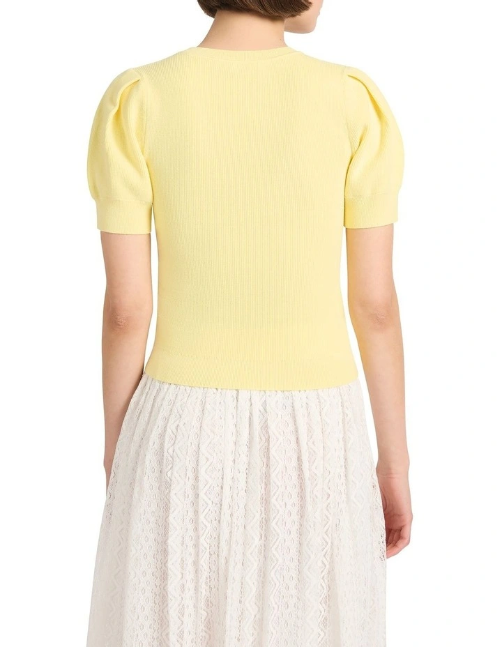 Kent Rib Knit in Butter image 4