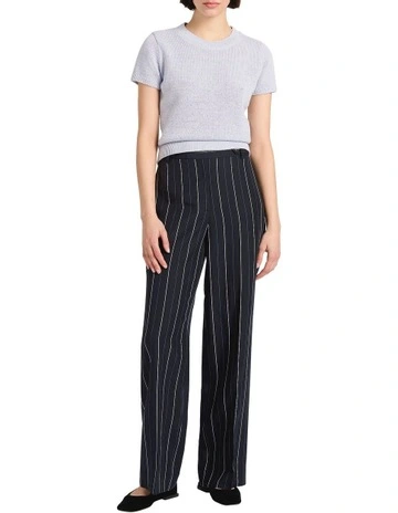 Be Mine Shimmer Knit Top in Periwinkle