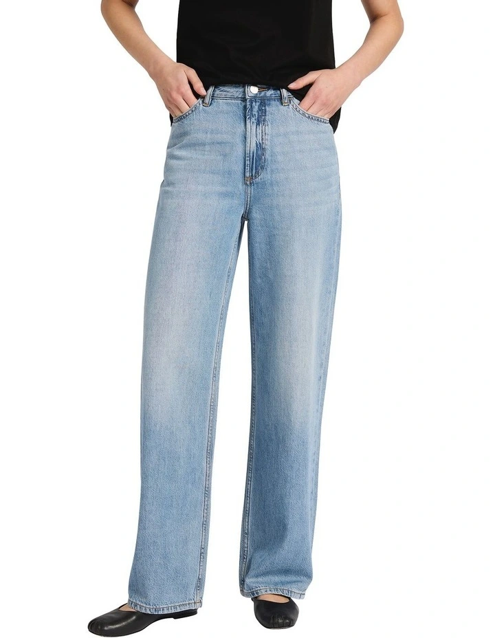 Christie Straight Leg Jean in Matilda Blue image 2