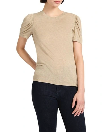 Cadillac Sparkle Tee in Gold