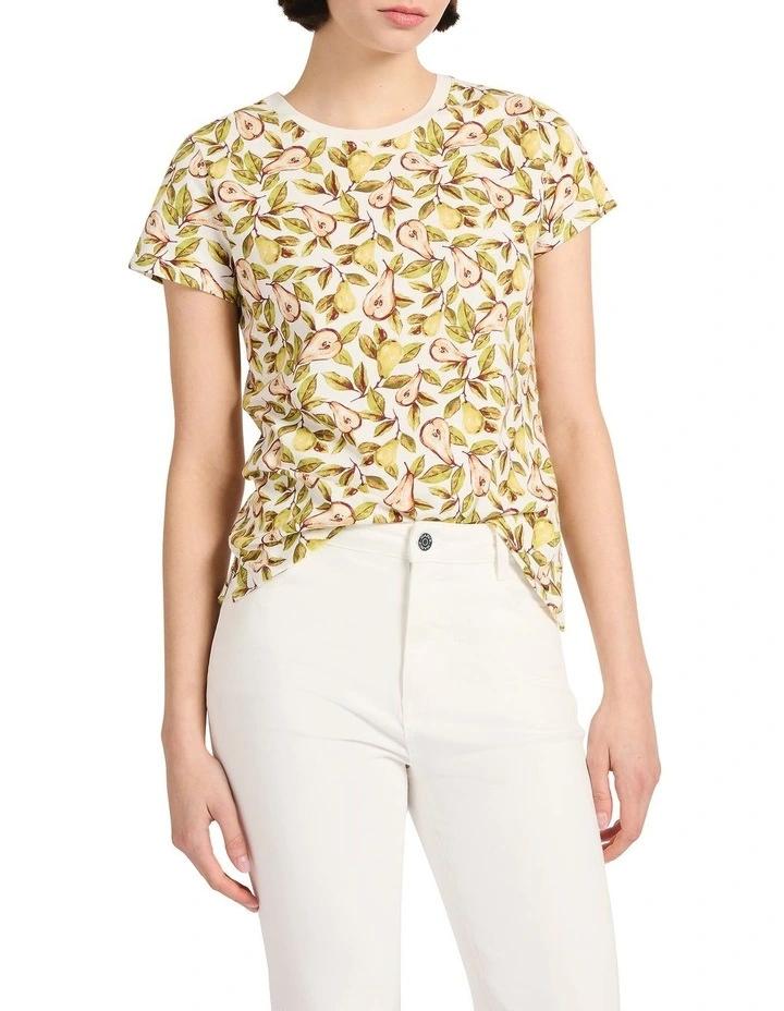 Pear-suasion Tee in Multi image 1
