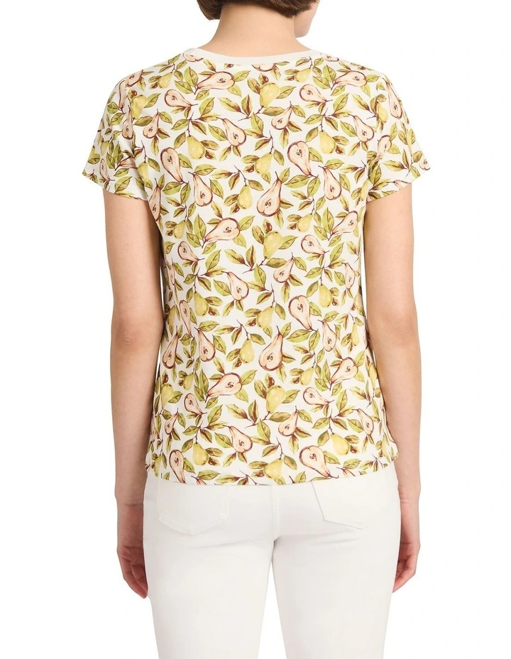 Pear-suasion Tee in Multi image 4