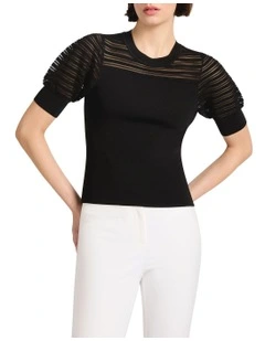 Second Chances Knit Jumper in Black