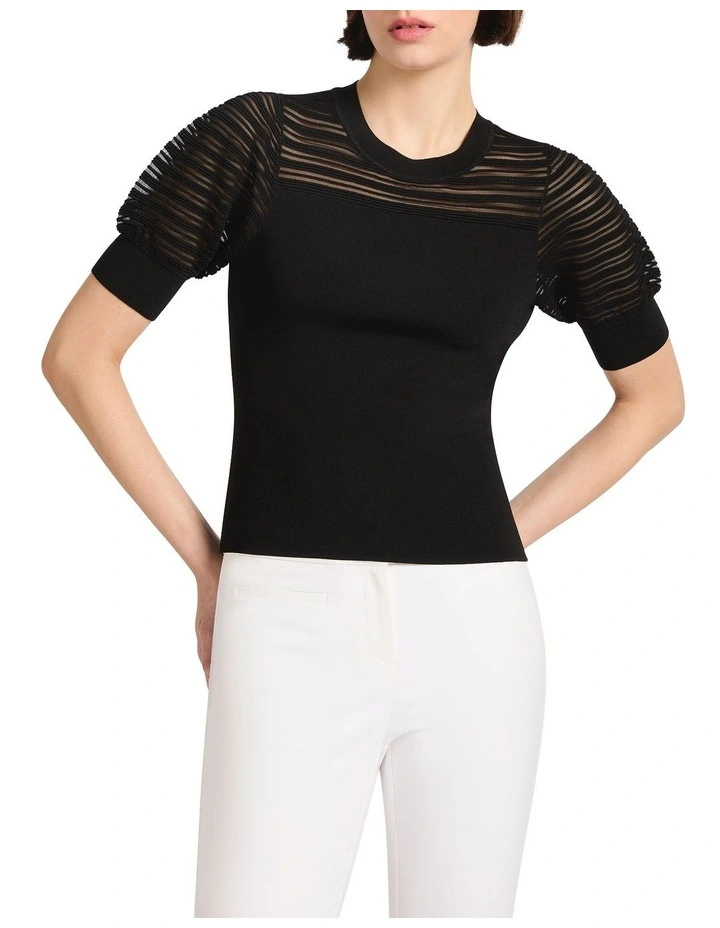 Second Chances Knit Jumper in Black image 1