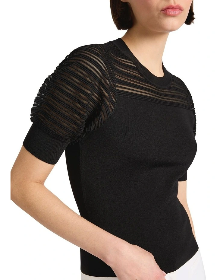 Second Chances Knit Jumper in Black image 3