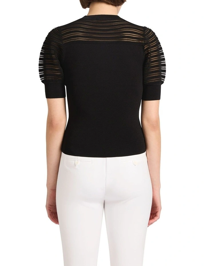 Second Chances Knit Jumper in Black image 4