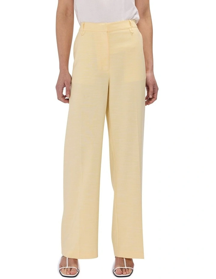 Jacqueline Straight Leg Pant in Butter image 2