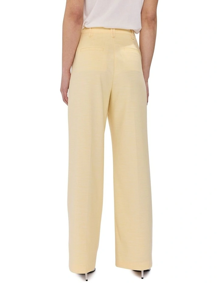 Jacqueline Straight Leg Pant in Butter image 4