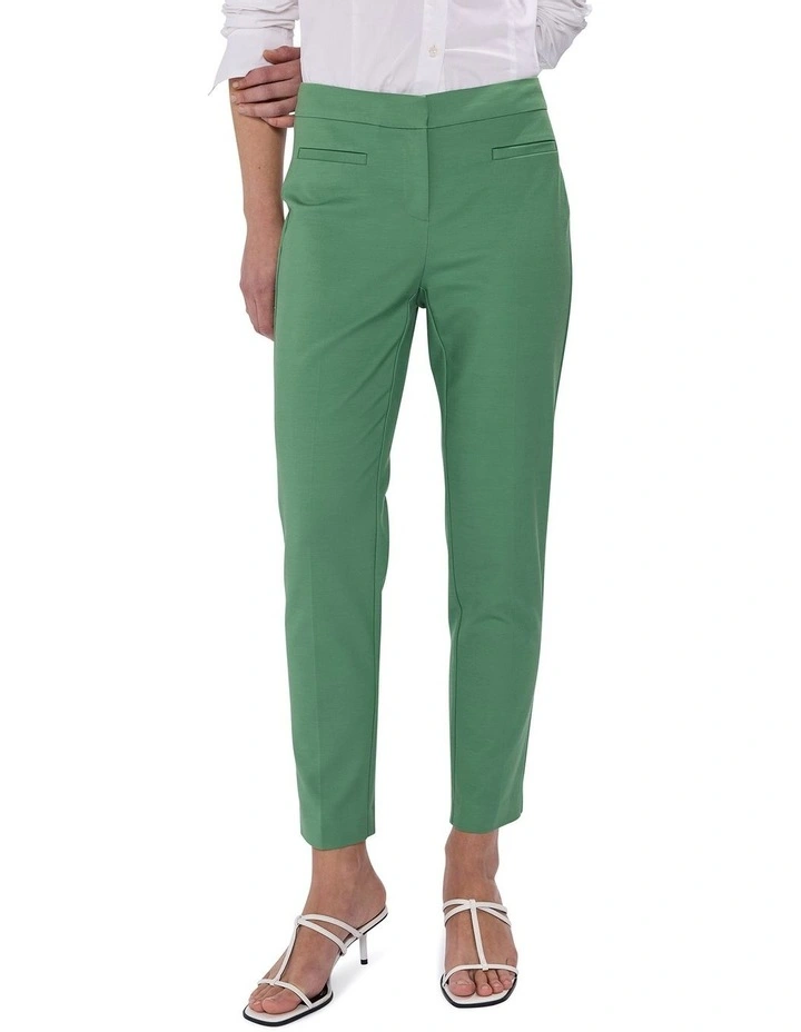 Alana Welt Pocket Pant in Cactus Green image 2