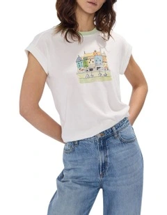 Problem At Sea Tee in White