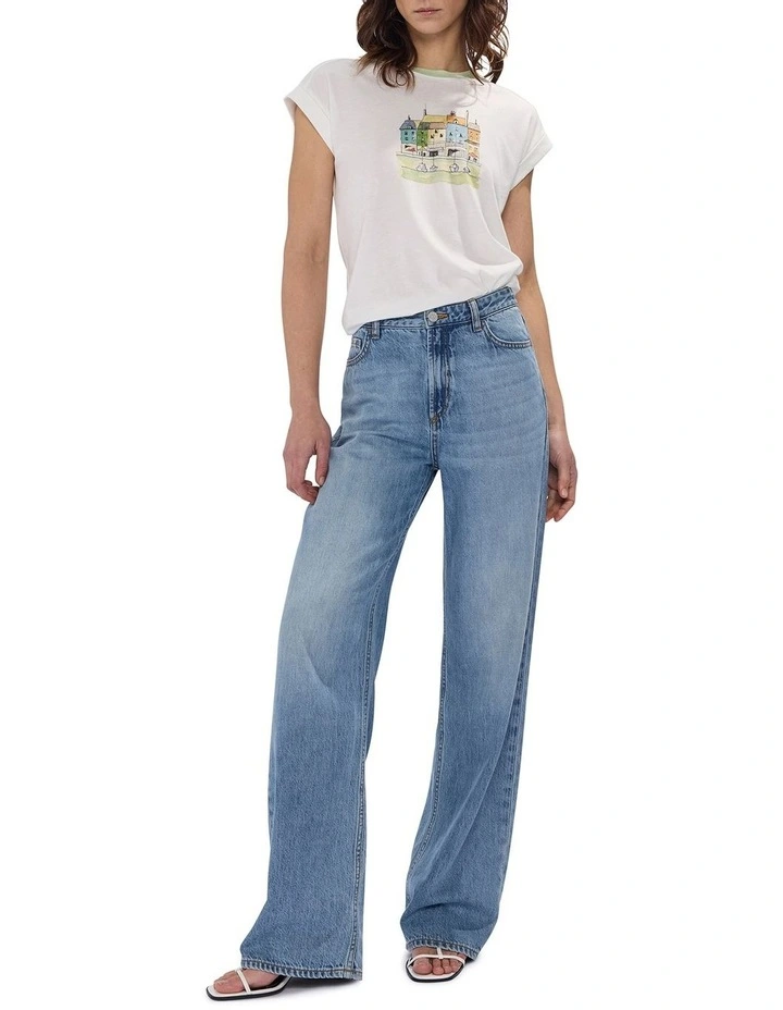 Problem At Sea Tee in White image 2